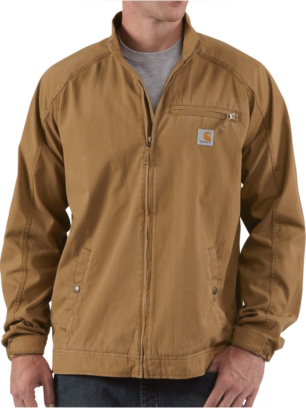 Carhartt Edlin Canvas Jacket Brown